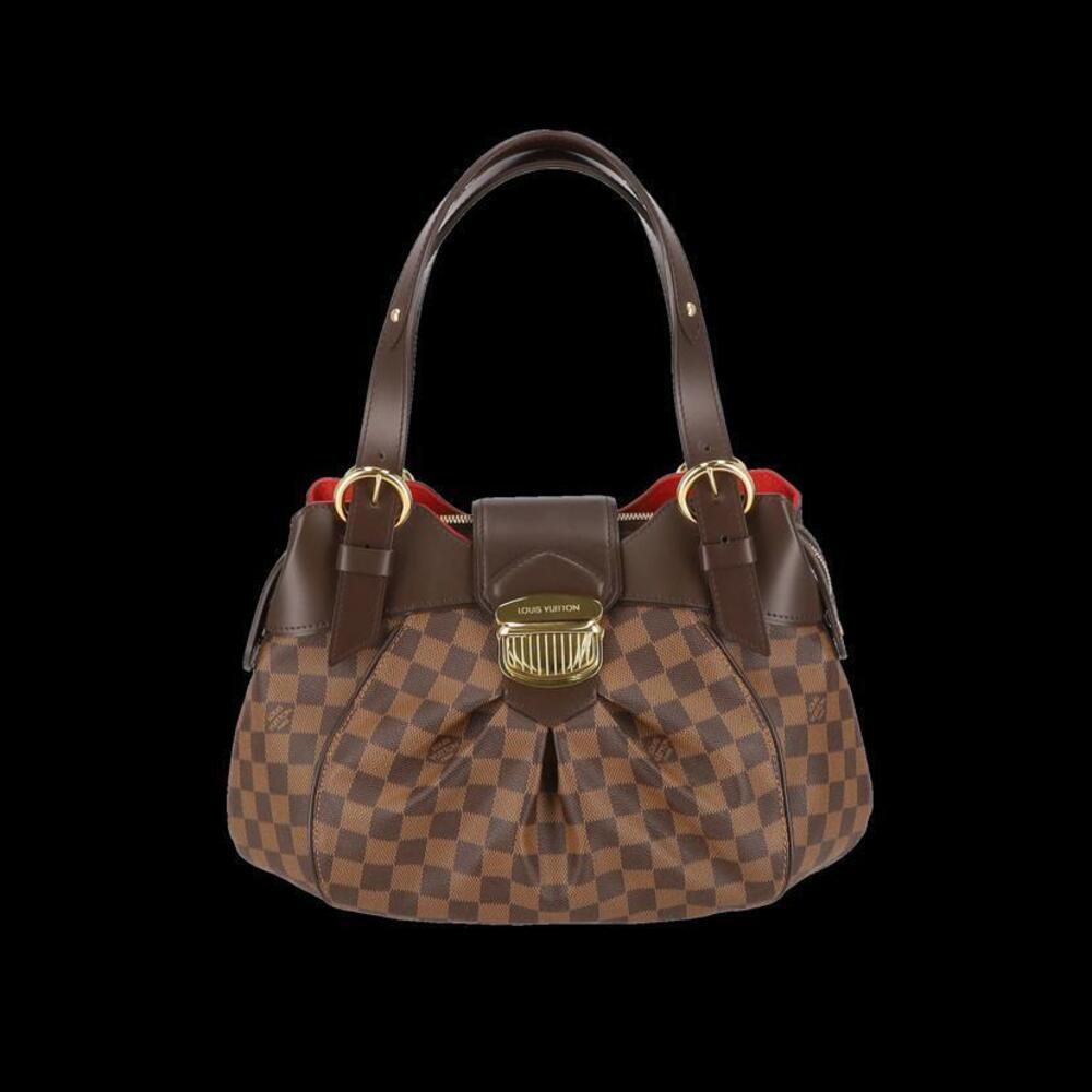 Louis Vuitton Sistine Damier Ebene Shoulder Bag Brown - Picture 1 of 8